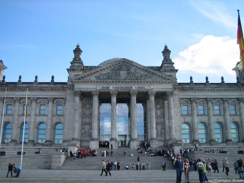 Berlin Reichstag people parliament Germany